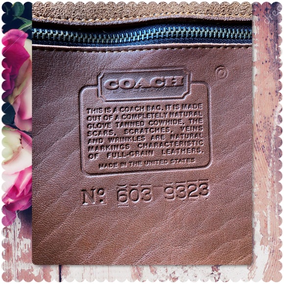 VINTAGE COACH BRITISH TAN CONVERTIBLE CLUTCH CROSSBODY BAG 9635 - Picture 16 of 16